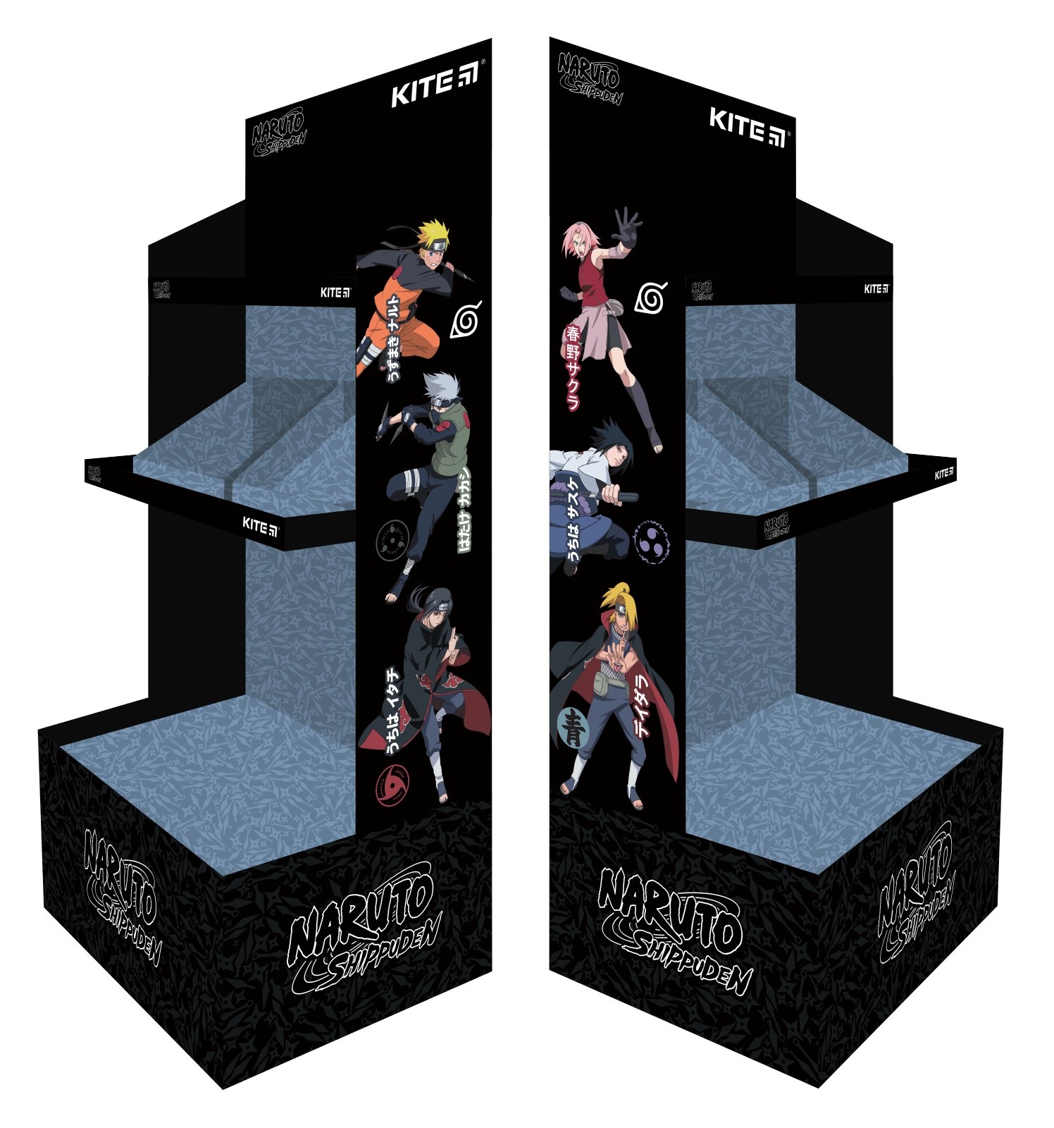 Дисплей картонний для канцтоварів Kite Naruto